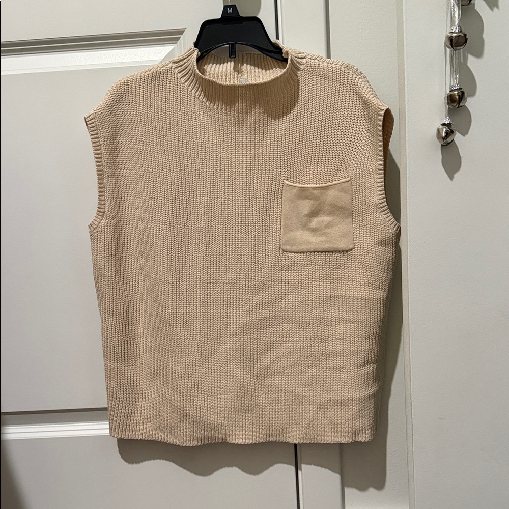 Amazon Women's Tan Knit Muscle Tee